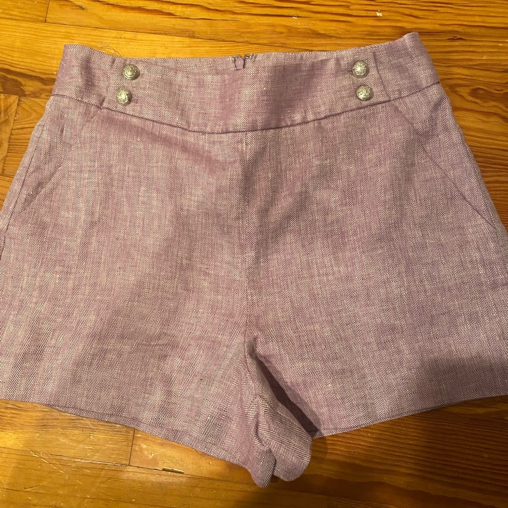 Purple Veronica Beard Shorts